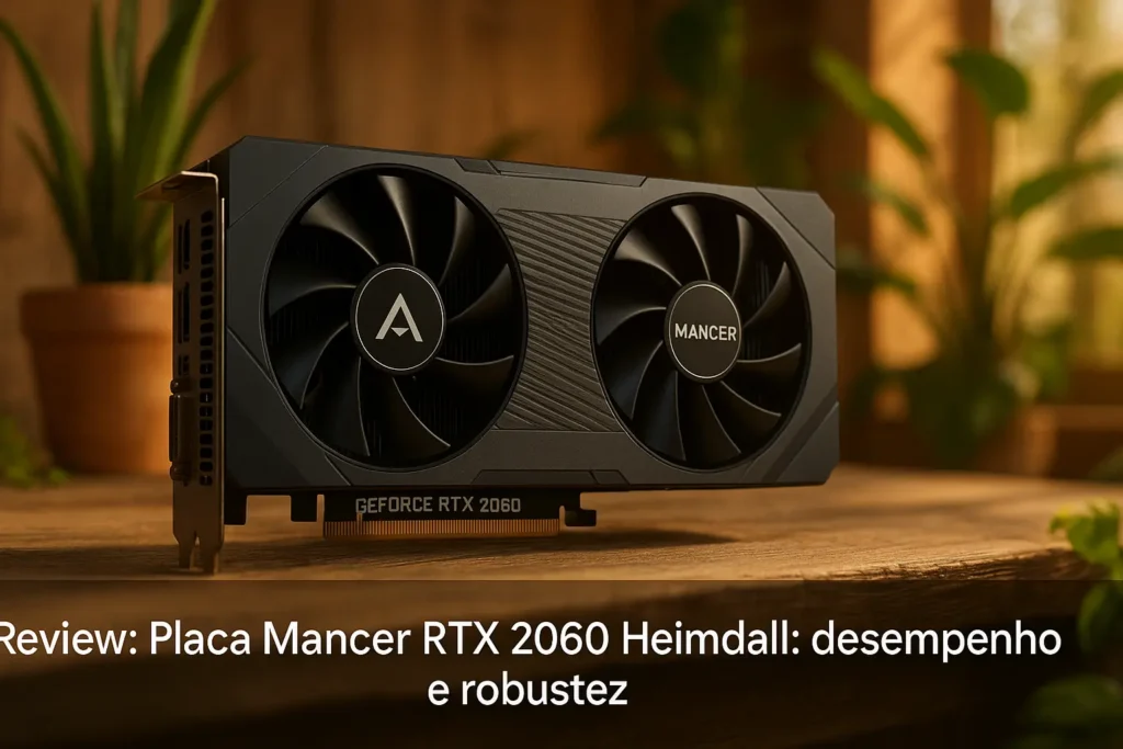 Placa Mancer RTX 2060 Heimdall: desempenho e robustez