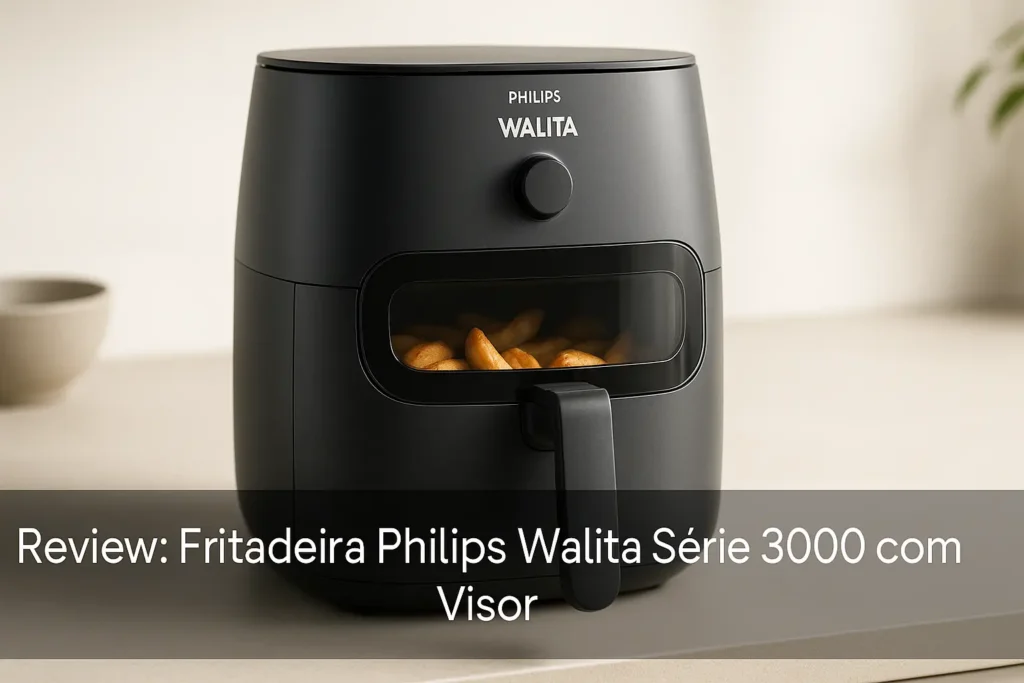 Fritadeira Philips Walita Série 3000 com Visor: crocância e praticidade