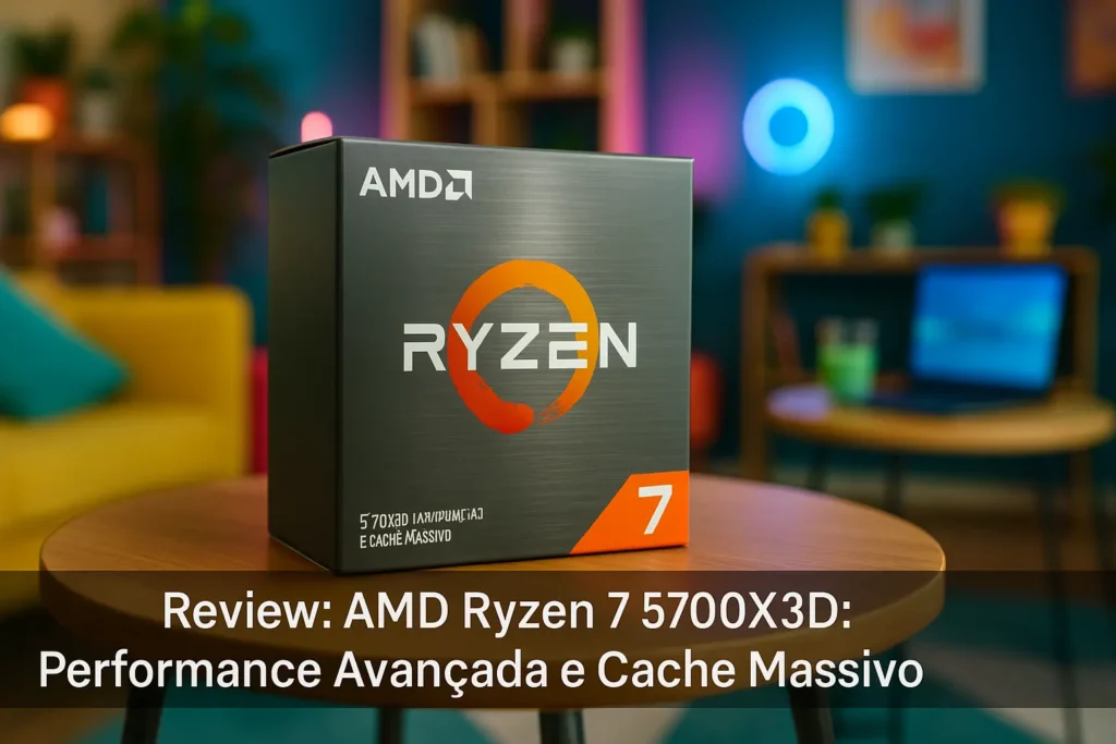 AMD Ryzen 7 5700X3D: Performance Avançada e Cache Massivo