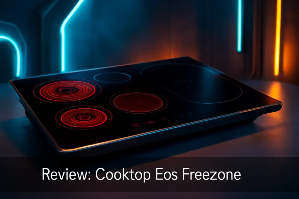 Cooktop Eos Freezone: Indução Potente e Segurança com 5 Bocas