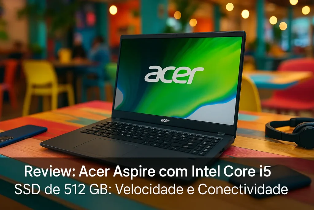 Acer Aspire com Intel Core i5 e SSD de 512 GB: Velocidade e Conectividade