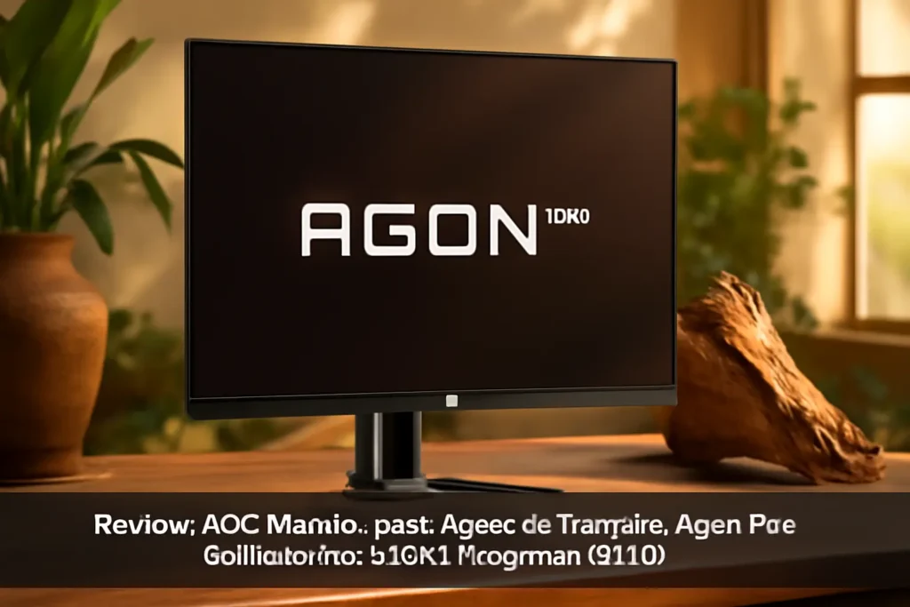 AOC Monitor para Jogos de Torneios Agon Pro AG276QZD2 de 27 Polegadas OLED