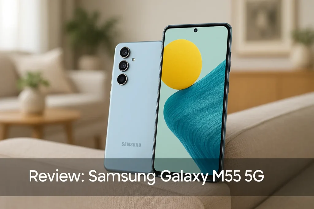 Samsung Galaxy M55 5G: Tela Imersiva e Câmeras Poderosas