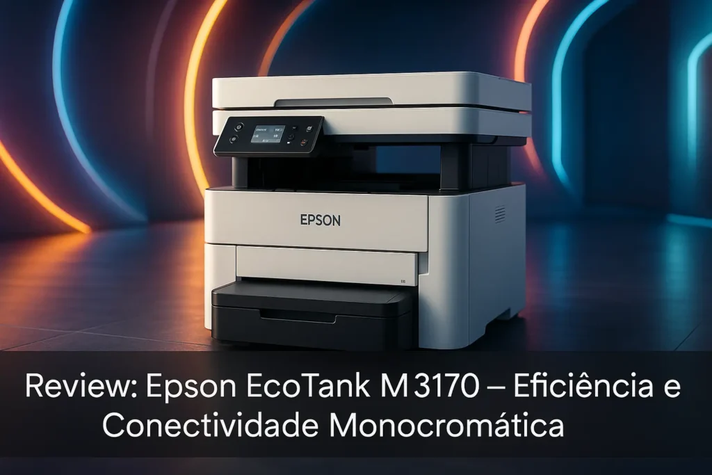 Epson EcoTank M3170: Eficiência e Conectividade Monocromática