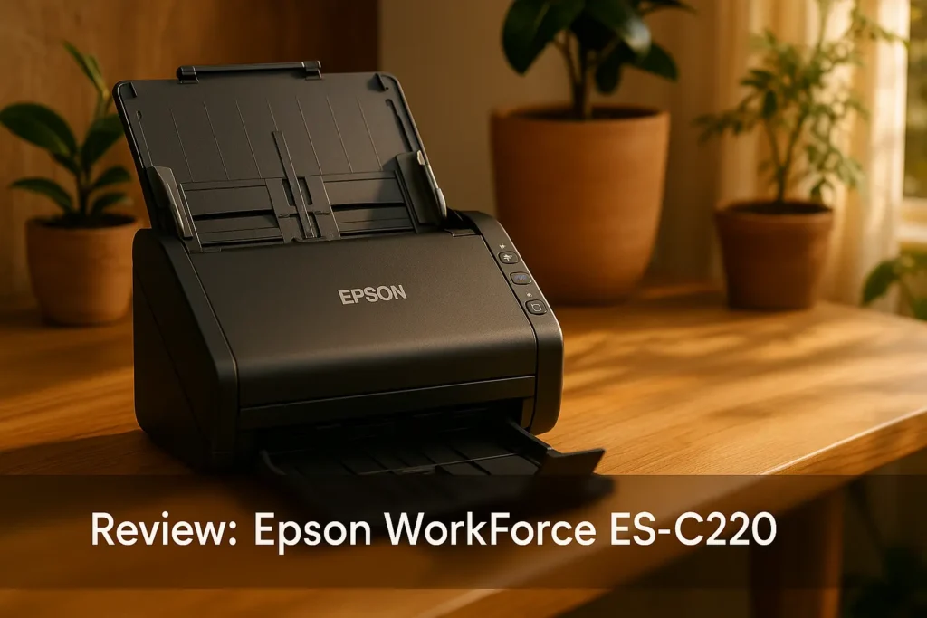 Epson Workforce ES-C220: Scanner Rápido e Compacto para Documentos