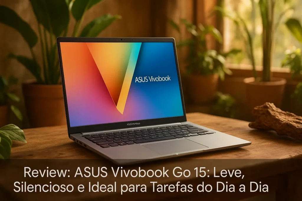ASUS Vivobook GO 15: Leve, Silencioso e Ideal para Tarefas do Dia a Dia