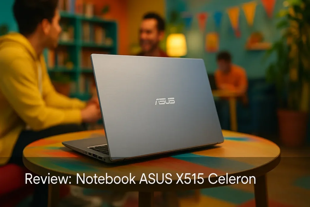 Notebook ASUS X515 Celeron: Simples, Leve e Funcional