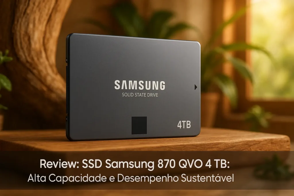 SSD Samsung 870 QVO 4TB: Alta Capacidade e Desempenho Sustentável
