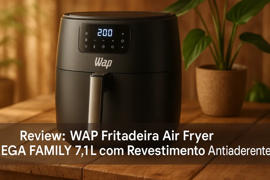 WAP Fritadeira Air Fryer MEGA FAMILY 7,1L com Revestimento Antiaderente