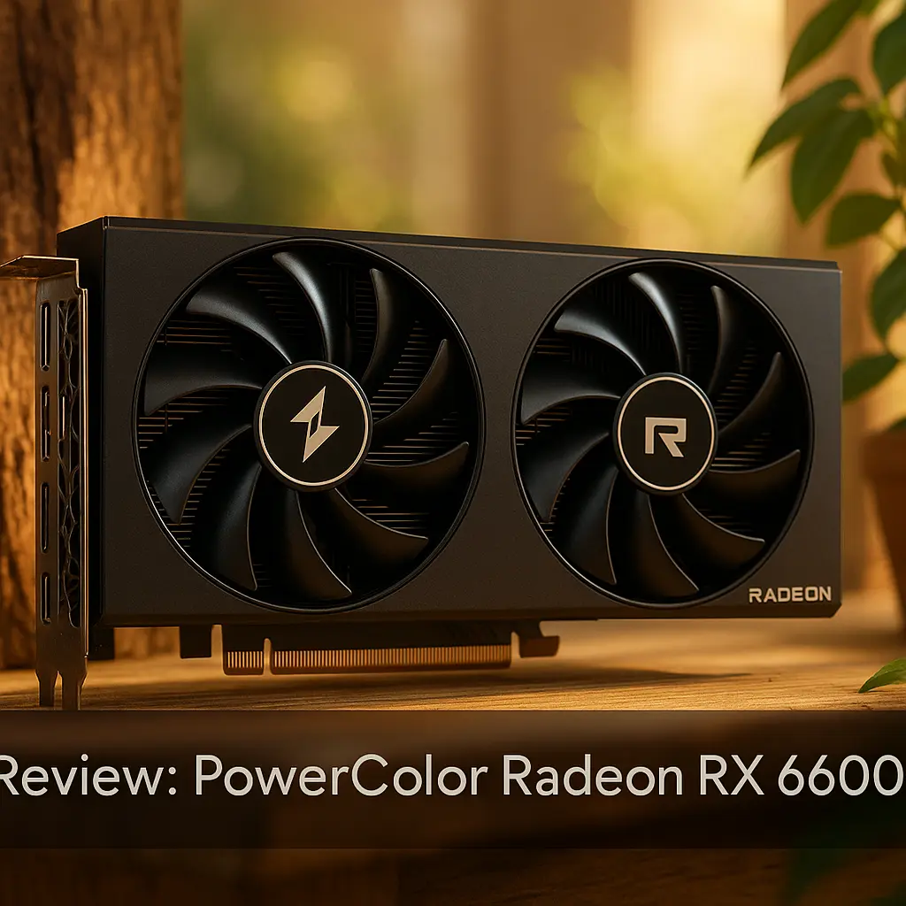 Power Color Radeon RX 6600 XT: Placa de Vídeo com Desempenho e Eficiência