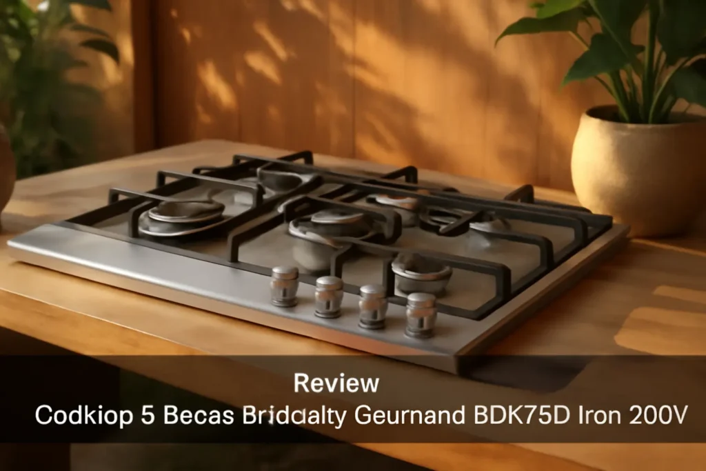 Cooktop 5 Bocas Brastemp Gourmand BDK75D Inox 220V