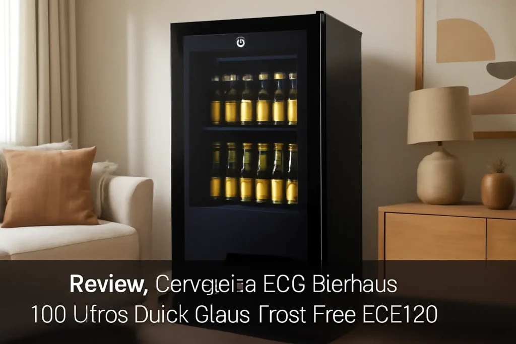 Cervejeira EOS Bierhaus 100 Litros Black Glass Frost Free ECE120