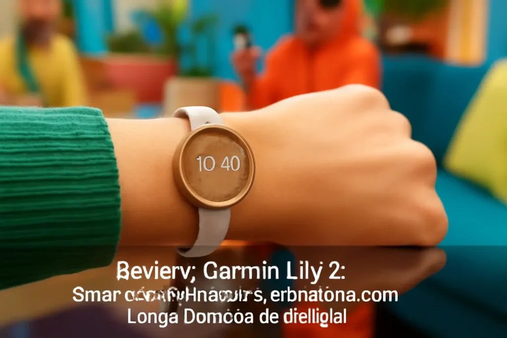 Garmin Lily 2: Smartwatch Pequeno e Elegante com Longa Duração de Bateria