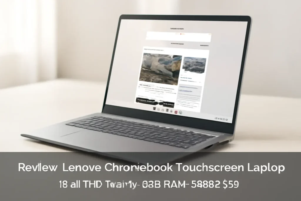Lenovo Chromebook Touchscreen Laptop – Tela FHD de 15,6" com 8GB de RAM e SSD de 128GB