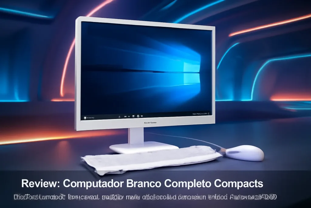 Computador Branco Completo Compacto Intel Core i5, 16GB de Memória, SSD 512GB, Windows 10, Monitor LED 19.5" - 3green Slim 3GS-0113