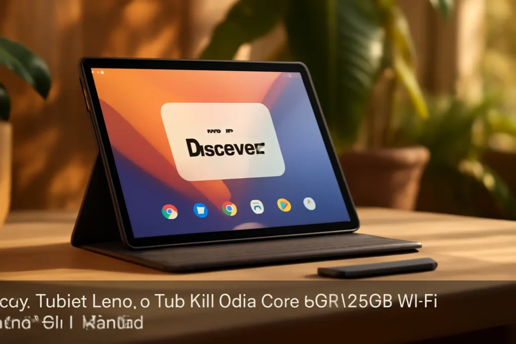 Tablet Lenovo Tab K11 Octa-Core 4GB 128GB Wi-Fi Android 13 11" WUXGA com caneta e capa protetora