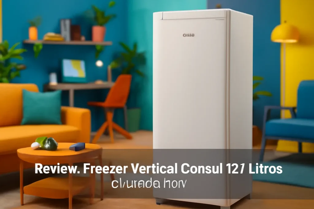 Freezer Vertical Consul 121 Litros - CVU18GB 110V: Capacidade e Economia