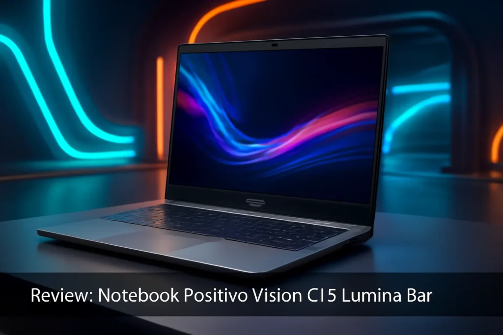 Notebook Positivo Vision C15 Lumina Bar Celeron, 8GB 128GB eMMC