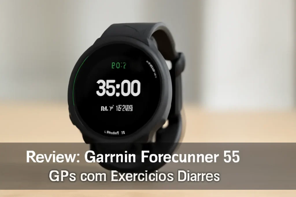 Garmin Forerunner 55: Relógio de Corrida GPS com Exercícios Diários