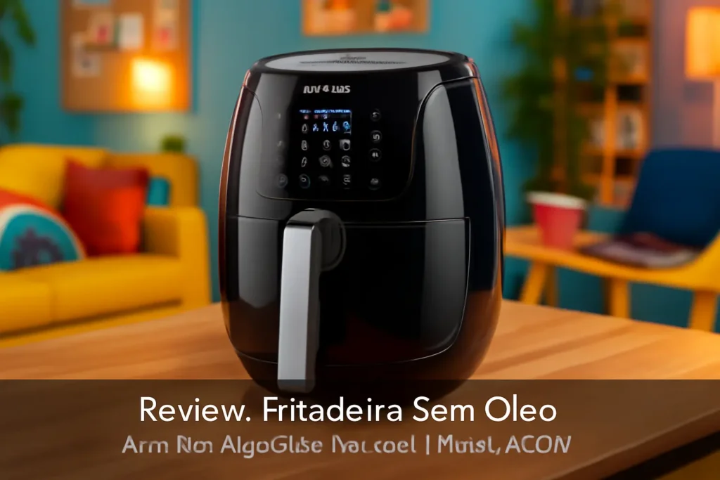 Fritadeira Sem Óleo Air Fryer Digital 5L, Mondial, Preto, 2000W