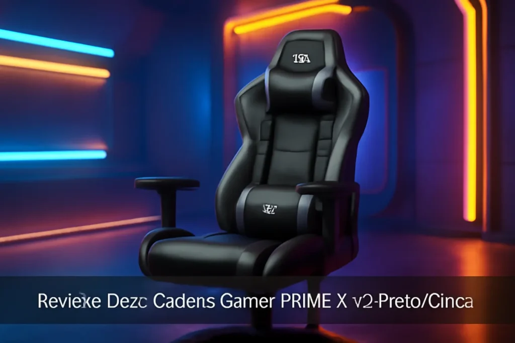 Dazz Cadeira Gamer PRIME-X V2 Preto/Cinza: Conforto e Estilo