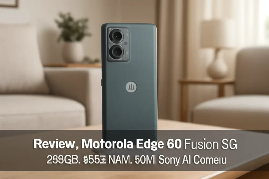 Smartphone Motorola Edge 60 Fusion 5G - 256GB, 16GB RAM, 50MP Sony AI Camera