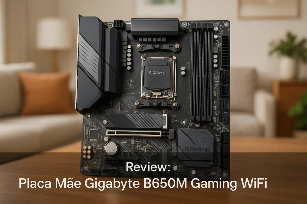 Placa Mãe Gigabyte B650M Gaming WiFi: potência compacta com DDR5 e AM5