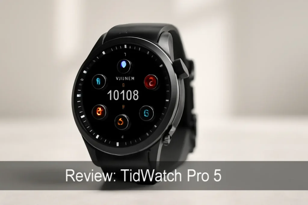 TicWatch Pro 5: Smartwatch Android Wear OS com Snapdragon W5+ Gen1