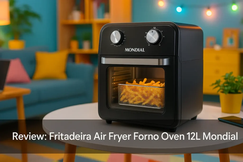 Fritadeira Air Fryer Forno Oven 12L Mondial: Tecnologia e Versatilidade