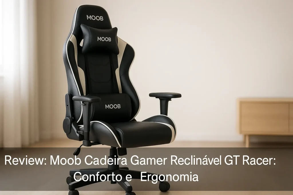 Moob Cadeira Gamer Reclinável GT Racer: Conforto e Ergonomia