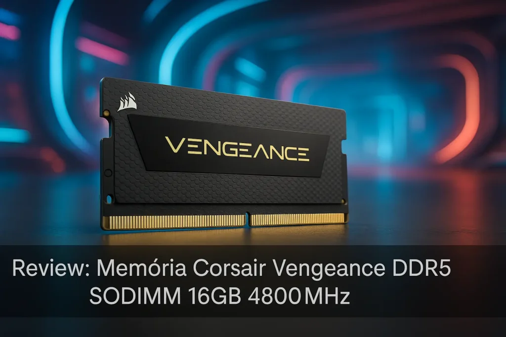Memória Corsair Vengeance DDR5 SODIMM 16GB 4800Mhz