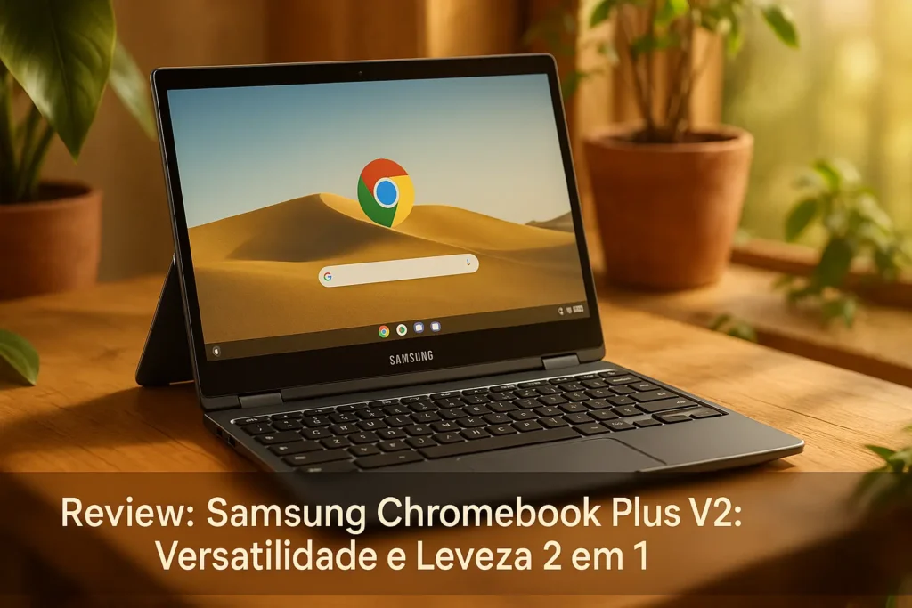 Samsung Chromebook Plus V2: Versatilidade e Leveza 2 em 1