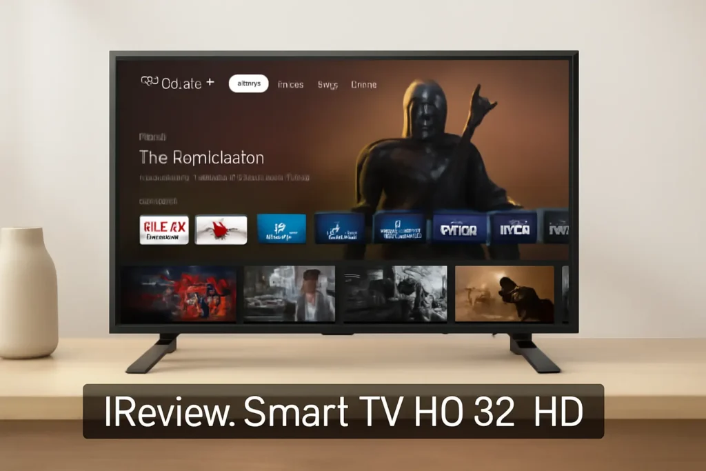 Smart TV HQ 32" HD Tela sem Bordas Sistema Android Design Slim