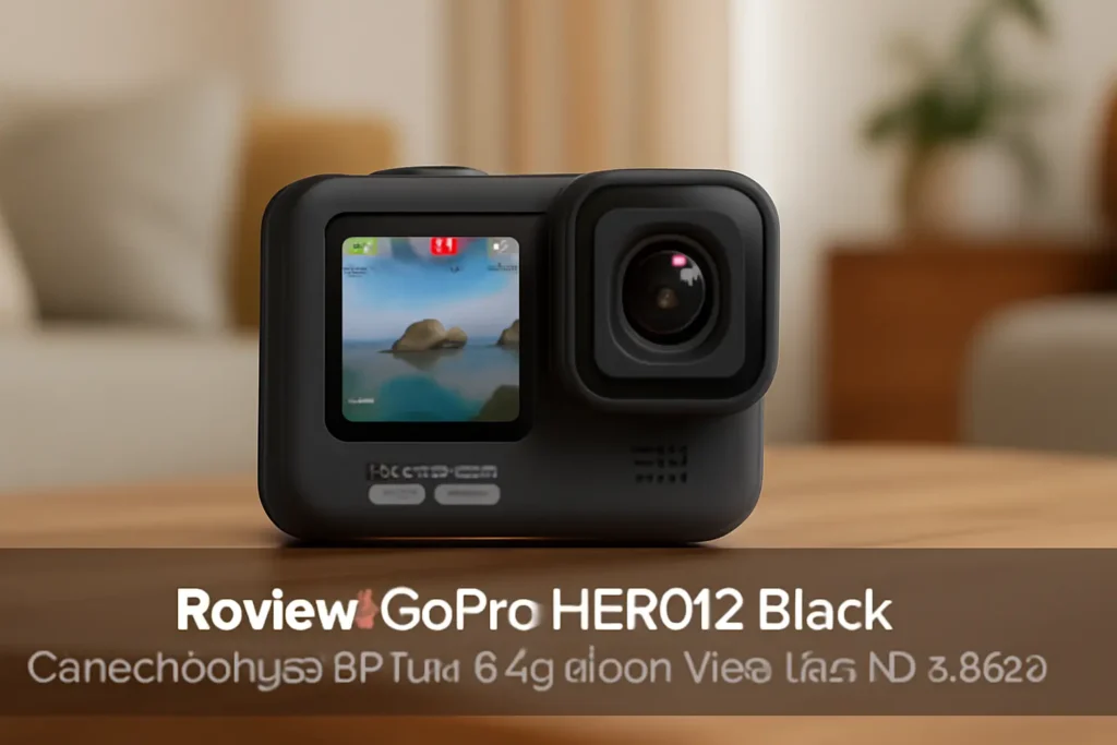GoPro HERO12 Black - Câmera de Ação à Prova D'Água com Vídeo Ultra HD 5.3K60
