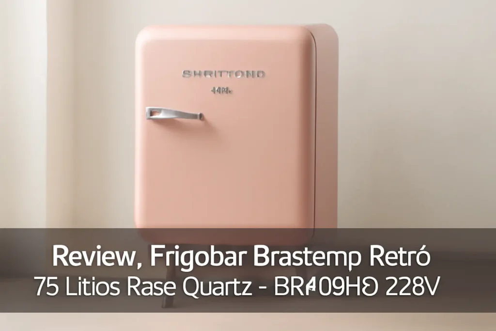 Frigobar Brastemp Retrô 76 Litros Rose Quartz - BRA08HO 220V