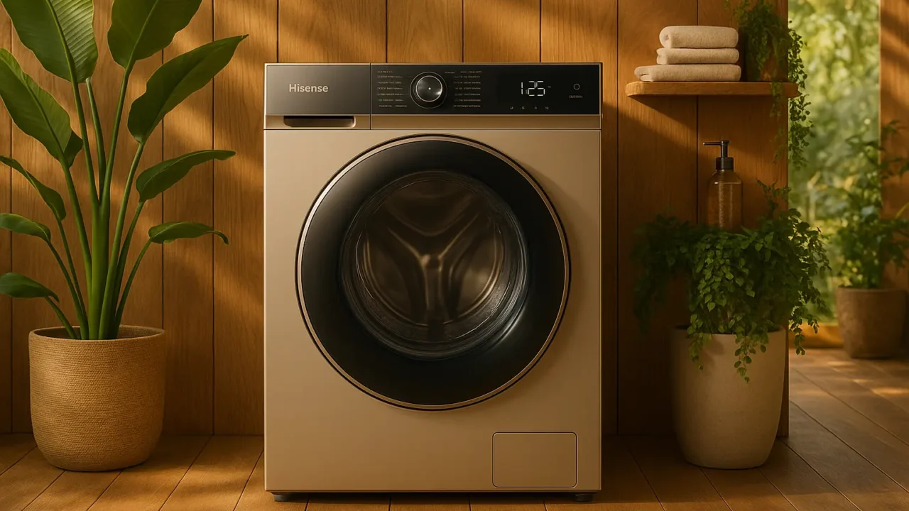 Hisense WD13X: potência e cuidado com as roupas