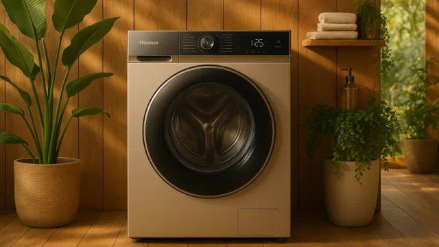 Hisense WD13X: potência e cuidado com as roupas