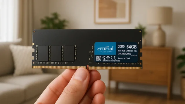 Crucial DDR5 64 GB: memória veloz e confiável
