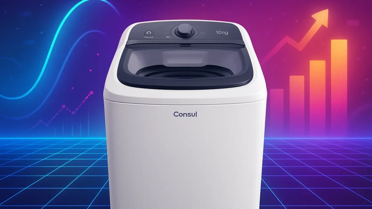 Máquina de lavar Consul 12kg: economia com eficiência