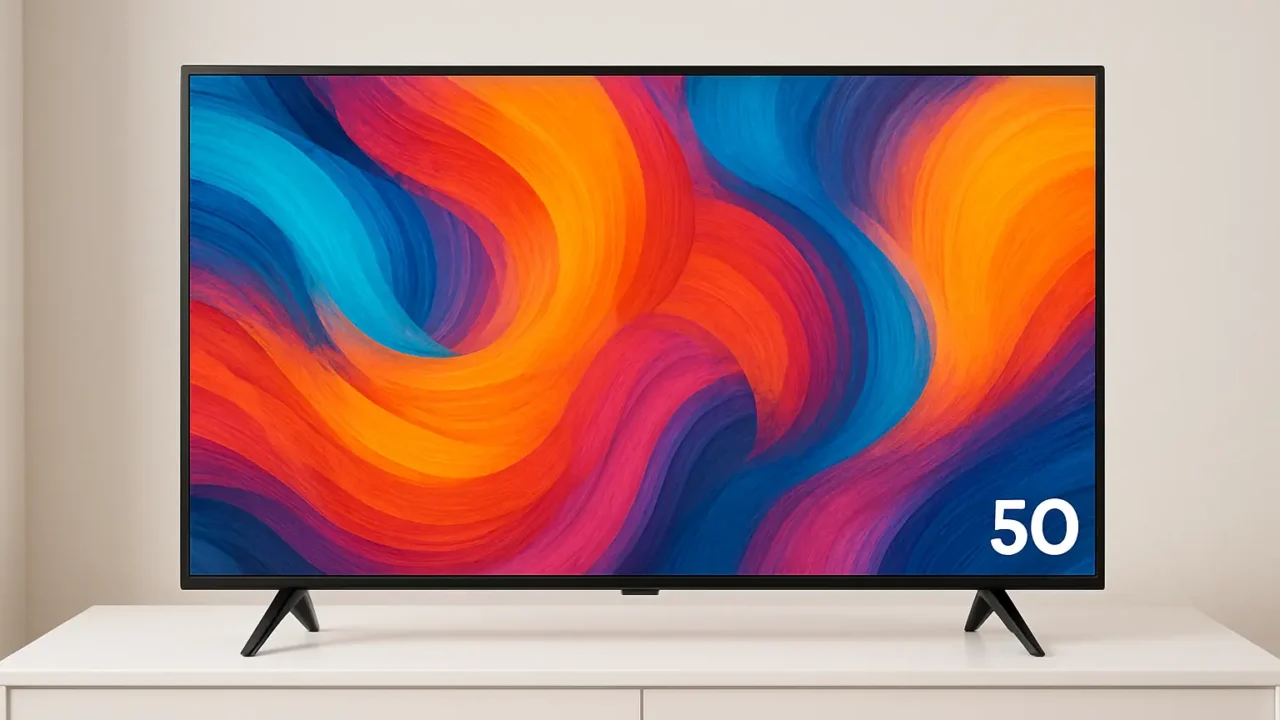 Smart TV HQ 50": design moderno e ótima conectividade