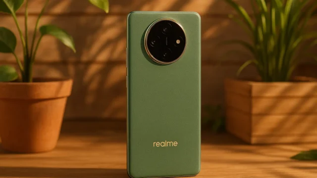 Realme 12+ 5G: desempenho e elegância verde