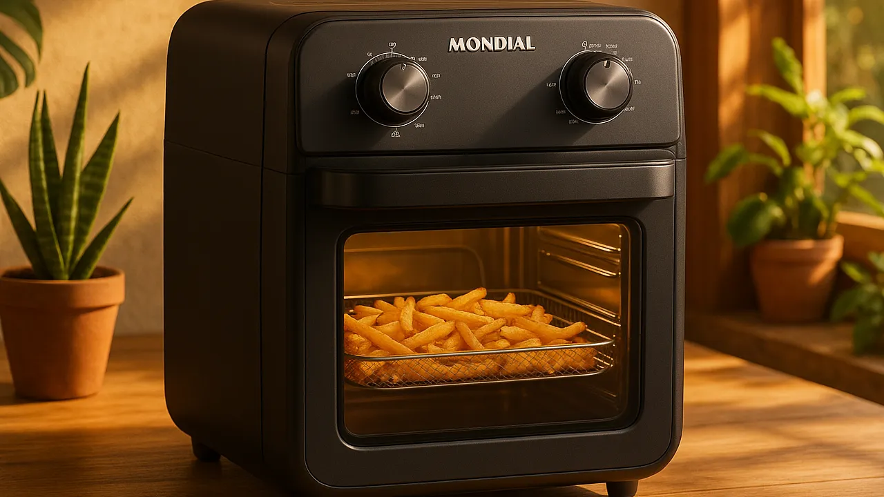 5 Fritadeiras Air Fryer Forno Oven 12L Mondial com Mais Recursos em 2025