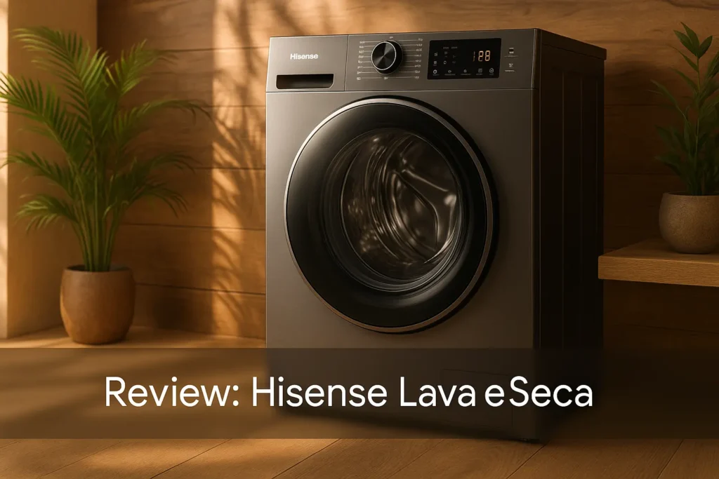 Hisense WD13X: potência e cuidado com as roupas