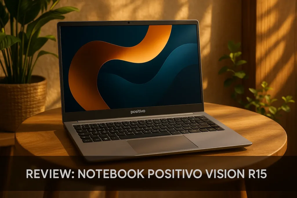 Notebook Positivo Vision R15: desempenho acessível