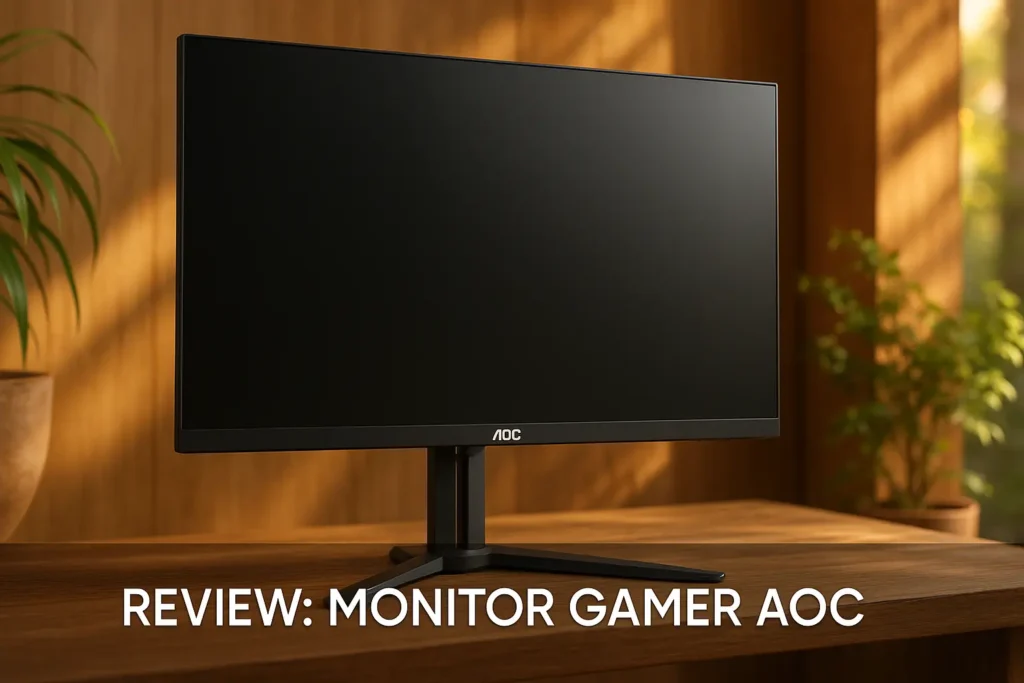 Monitor Gamer AOC 24" 180Hz 1ms HDR IPS: desempenho real