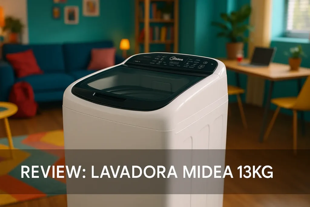 Lavadora Midea 13kg entrega tudo? Testamos