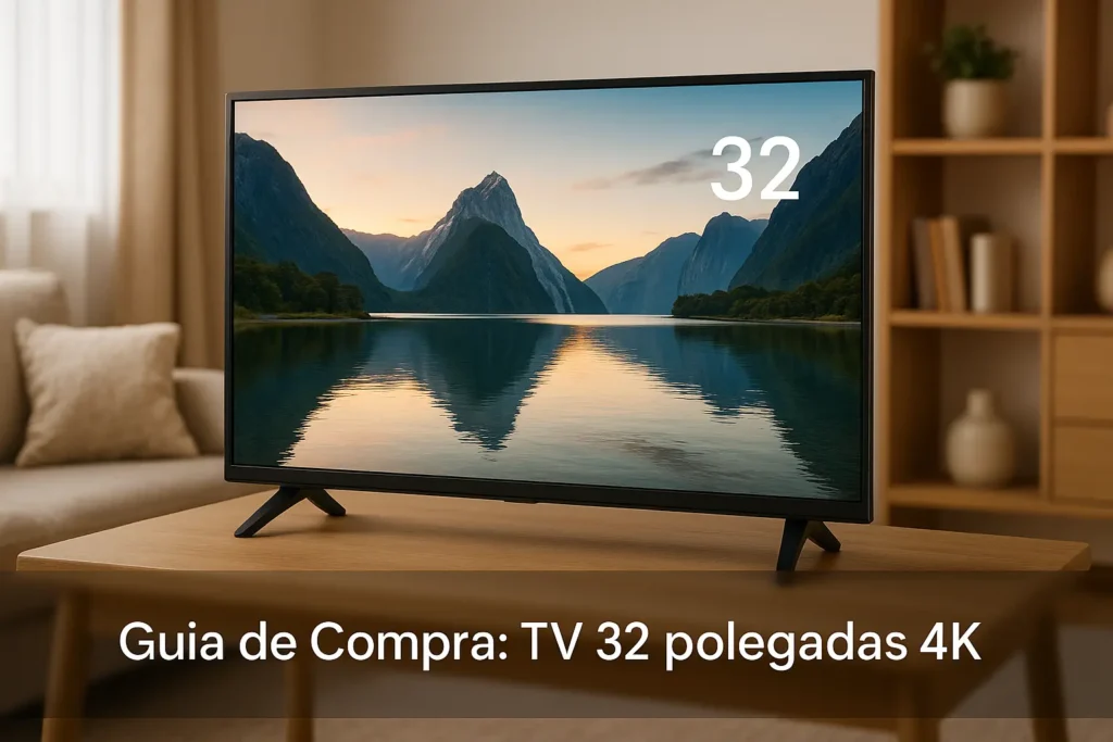 Guia de Compra: 5 Melhores TV 32 Polegadas 4K Recomendadas por Especialistas