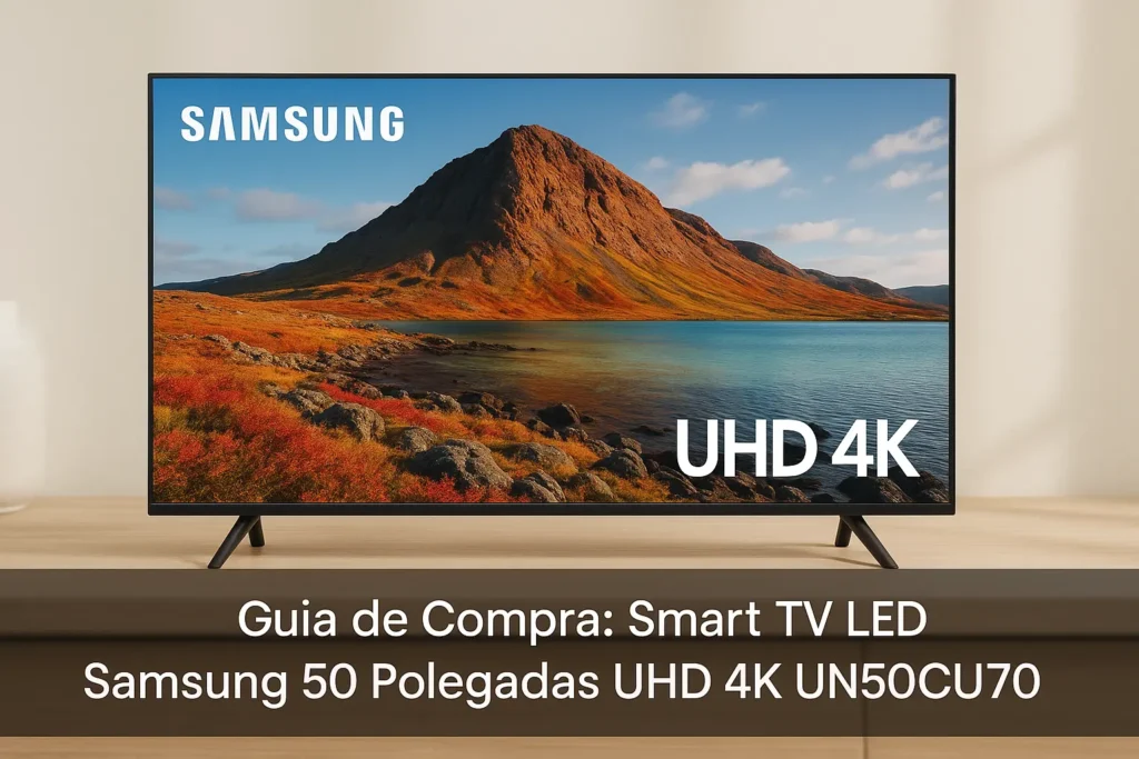 5 Melhores Smart TVs LED Samsung 50" UHD 4K