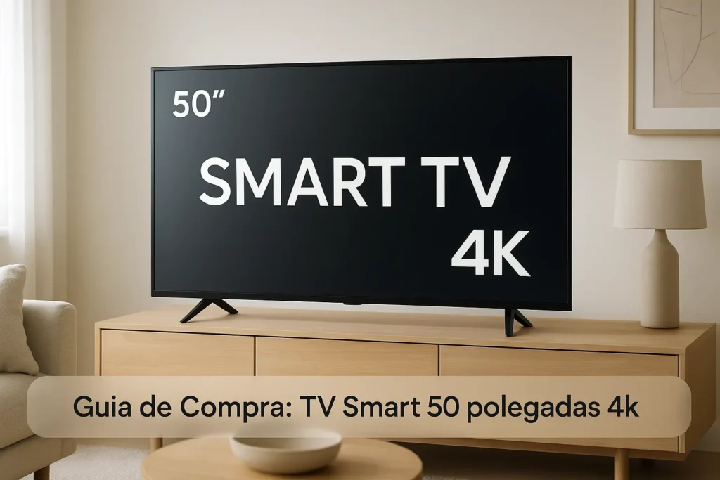 5 Melhores TV Smart 50 Polegadas 4K que Realmente Valem a Pena