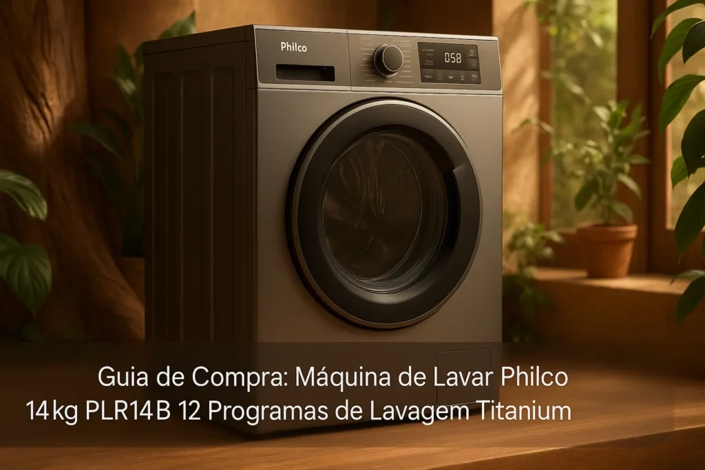Guia de Compra: 5 Melhores máquina de lavar Philco 14kg plr14b 12 programas de lavagem titanium